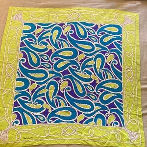 Vintage Diane Von Furstenberg Vibrant Paisley Scarf